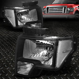 Set Faros(2), niebla(2)  Ford F150 2011-2014, color Humo, quart clear
