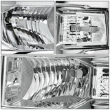 Par Led Faros Izq, der, 2014-2015 Chevy Silverado Fondo Cromo