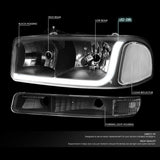 Par Led Faros Izq, der, 1999-2007 Gmc/sierra/yukon Negro-clear