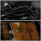 Par Faros Izq, der, 1999-2004 Ford Mustang Humo-cuartos Ambar