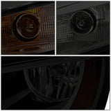Par Faros 2011-2017 Vw Jetta Mk6 Fondo Humo Cuartos Ambar