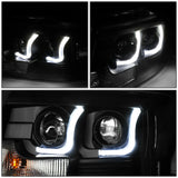 Faros Led Izq, der, 2004-2008 Ford F150 Carcasa Negro Cuarto Clear