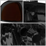 Par De Faros Izq, der, 2001-2007 Gmc/sierra/yukon Lente Humo