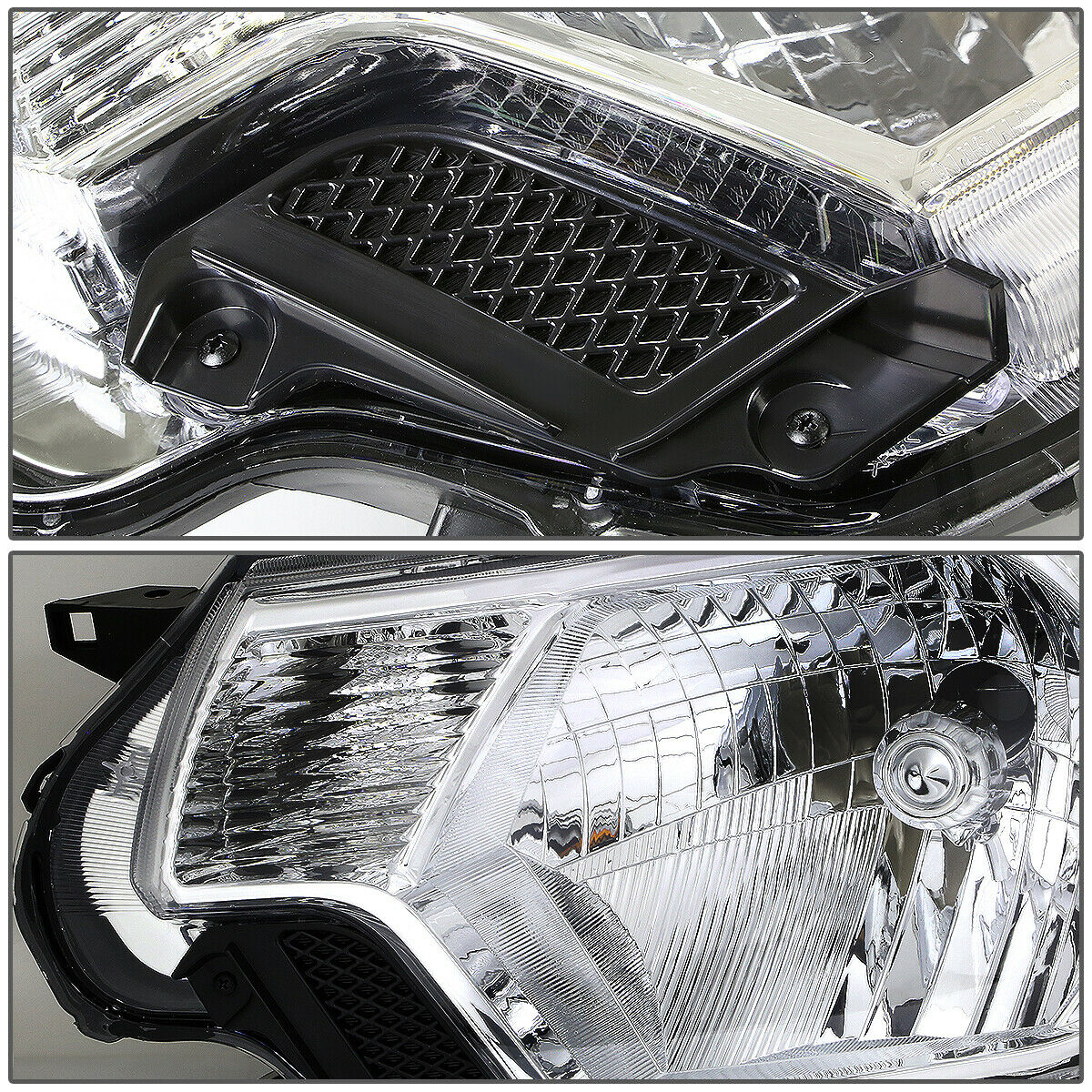 Par De Faros 2012-2015 Toyota Tacoma Fondo Cromo