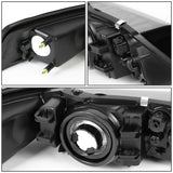 Par Faros Izq, der,1999-2004 Ford Mustang Negro Cuartos Ambar