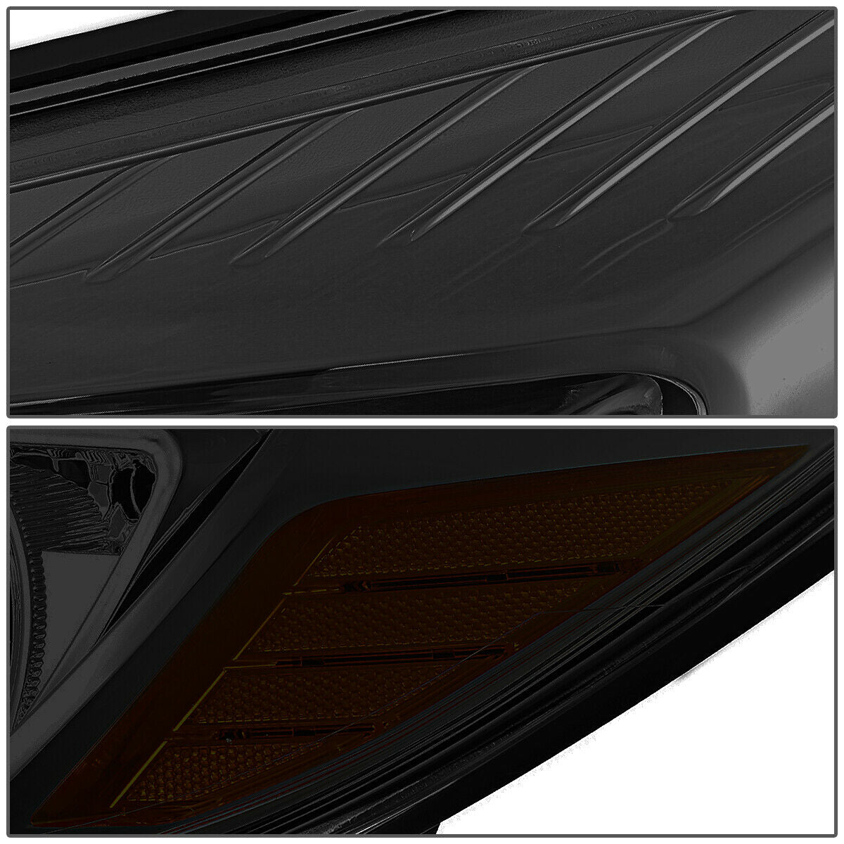 Faros Ford Focus 2012-2014 Fondo Humo Cuartos Ambar