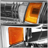 Par De Faros 2015-2017 Ford F150 Pickup Fondo Cromo