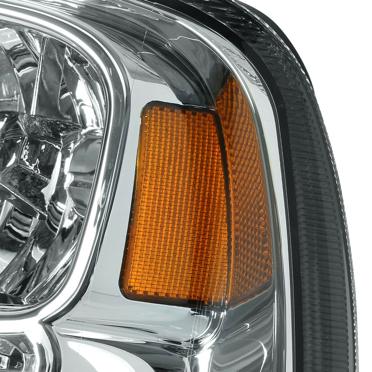 Faros Led Ford Super Duty 2005-2007 Cromo Y Cuartos Color Ambar