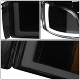 Led Faros 1994-2002 Dodge Ram Truck Carcasa humo Cuarto clear