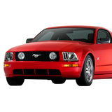 Par Faros Izq ,der, 2005-2009 Ford Mustang Cromo-cuartos Clear