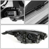 Faros Ford Focus 2012-2014 Fondo Cromo Cuartos Ambar