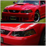 Par Faros Izq, der, 1999-2004 Ford Mustang Humo-cuartos Ambar