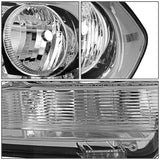 Par De Faros 2011-2013 Dodge Durango Fondo cromo Cuartos clear