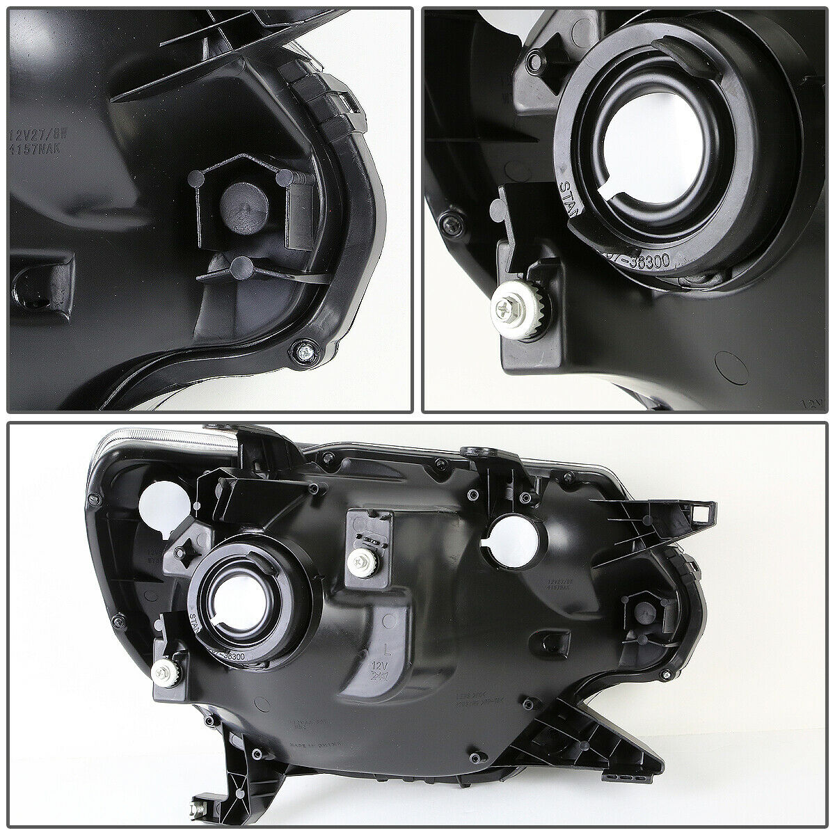 Par De Faros 2012-2015 Toyota Tacoma Fondo Cromo