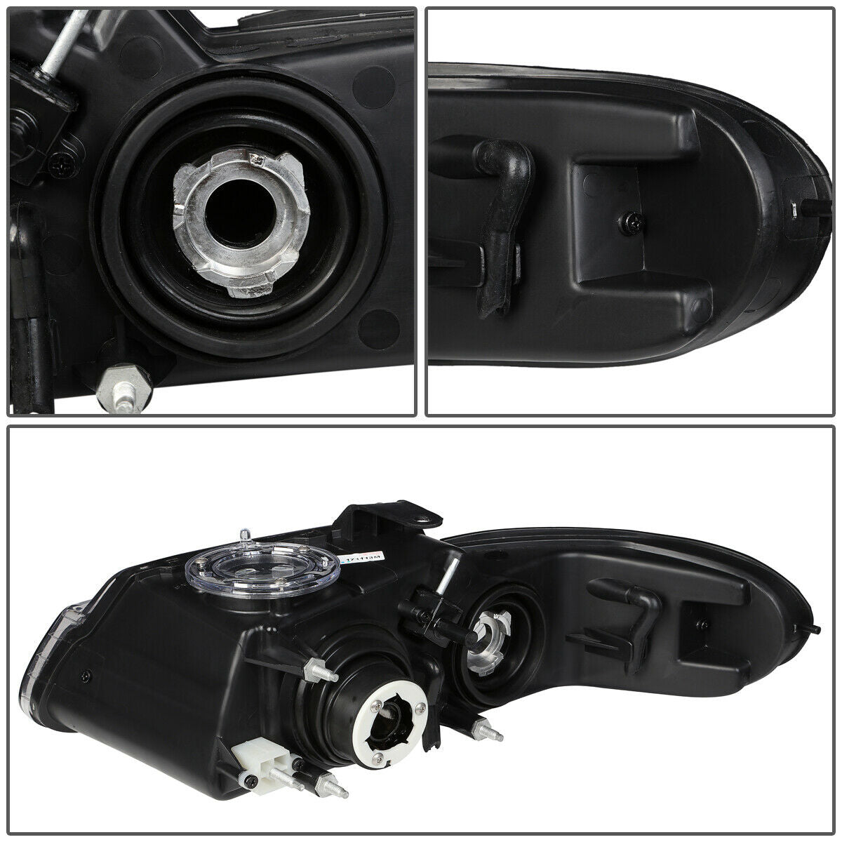 Par De Faros 1996-1999 Caravan/voyager Fondo cromo Cuartos clear
