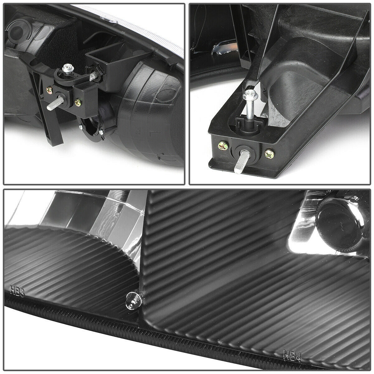 Par Faros-cuartos 2001-2007 Gmc Sierra/yukon Denali Negro-ambar