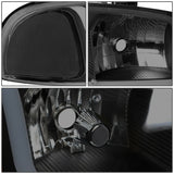 Led Faros 2001-2007 Sierra/yukon/denali Carcasa negro Cuarto clear