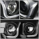 Faros Led Izq, der, 2004-2008 Ford F150 Carcasa Negro Cuarto Clear