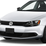 Par Faros 2011-2017 Vw Jetta Mk6 Fondo Negro Cuartos Ambar