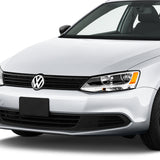 Par Faros 2011-2017 Vw Jetta Mk6 Fondo Cromo Cuartos Ambar
