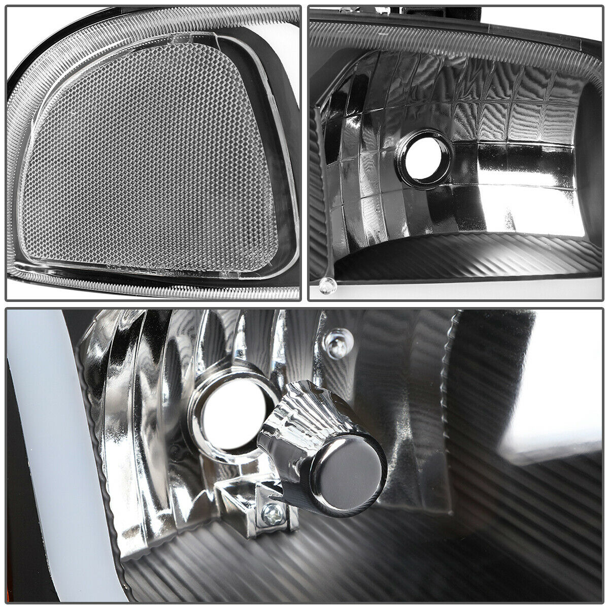 Par Led Faros Izq, der, 1999-2007 Gmc/sierra/yukon Negro-clear