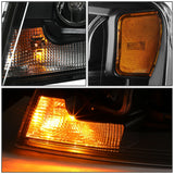 Led Faros Izq, der, 2004-2008 Ford F150 Carcasa Negro Cuarto Ambar