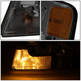 Faros Led Izq, der, 2004-2008 Ford F150 Carcasa Humo Cuarto Ambar