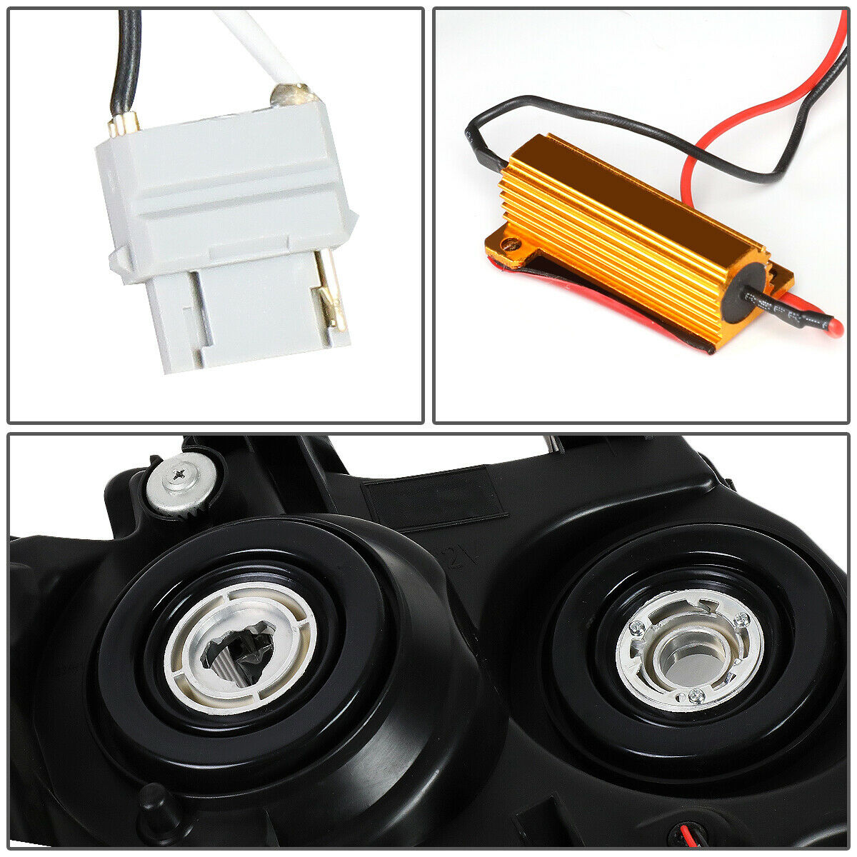 Par Faros Led Izq, der, 2007-2014 Tahoe Suburban Cromo Cuarto Ambar