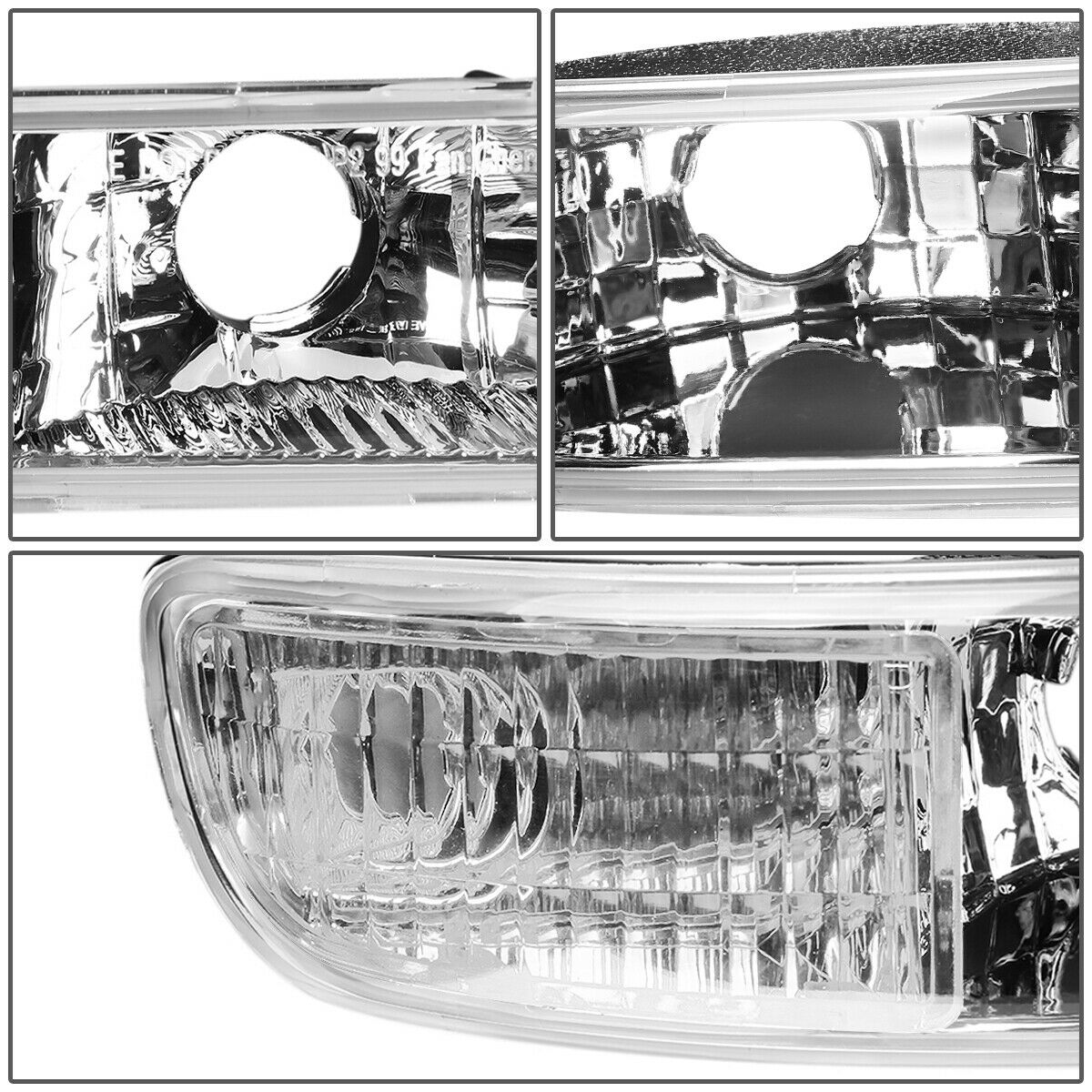Par Led Faros Izq, der,1999-2007 Gmc/sierra/yukon Cromo-clear