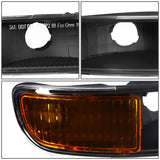 Par Led Faros Izq, der, 1999-2007 Gmc/sierra/yukon Negro-ambar