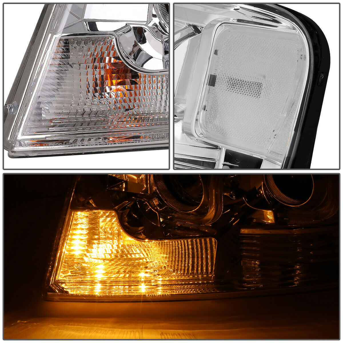 Par Led Faros Izq, der, 2004-2008 Ford F150 Lente Claro
