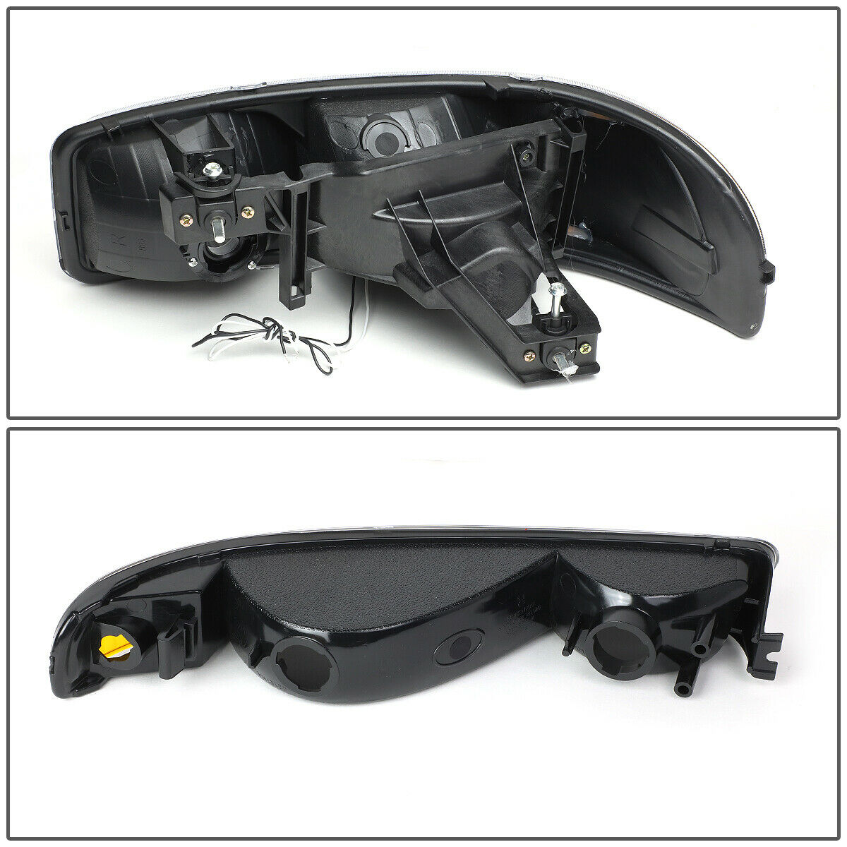Par Led Faros Izq, der, 1999-2007 Gmc/sierra/yukon Negro-ambar