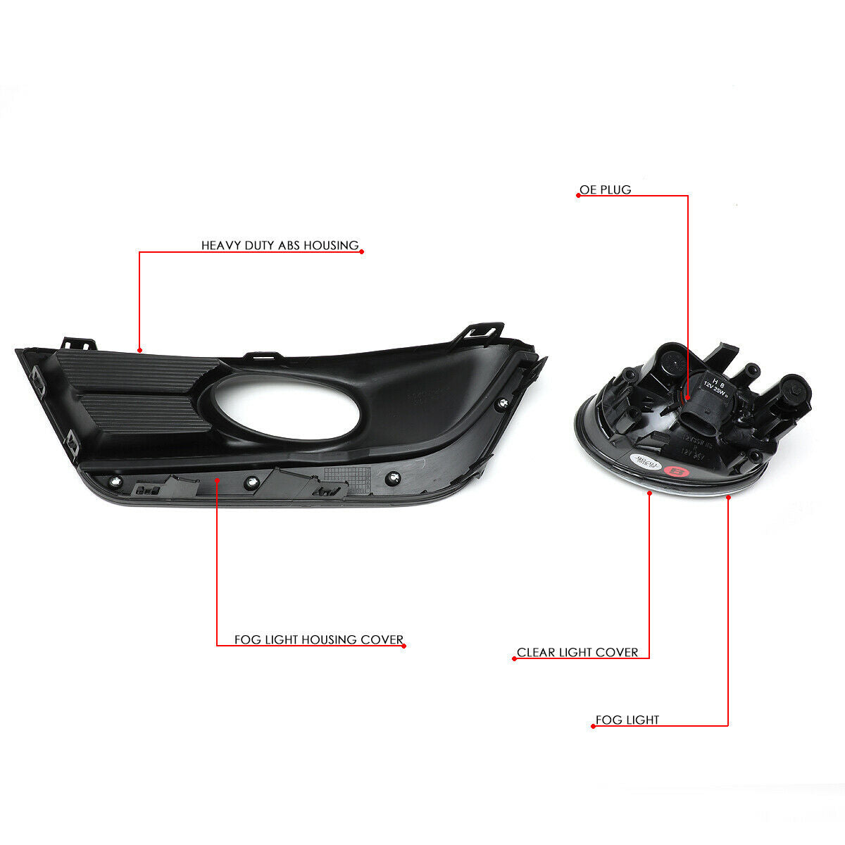 Juego De Faros Antiniebla Honda Crv 2017 2018 Niebla