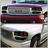 Par De Faros Izq, der, 2001-2007 Gmc/sierra/yukon Lente Humo