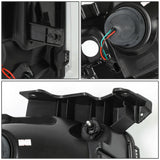 Par De Faros 2009-2014 Ford F150 Led Cromo Y Ambar Projector
