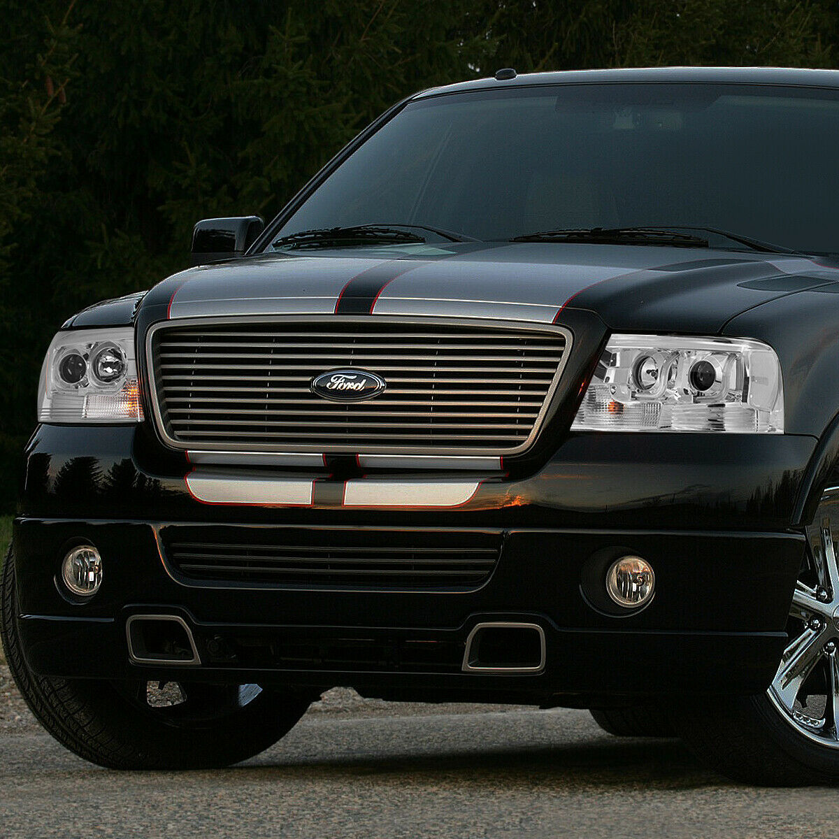 Par Led Faros Izq, der, 2004-2008 Ford F150 Lente Claro