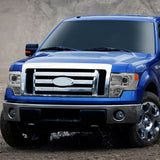 Par De Faros 2009-2014 Ford F150 Led Cromo Y Ambar Projector