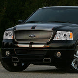Par Led Faros Izq, der, 2004-2008 Ford F150 Cromo-cuartos-ambar