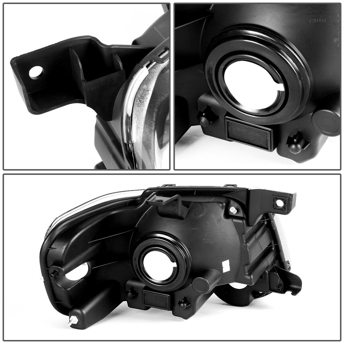 Ford Explorer 2006-2010, Par de Faros Delanteros / Cuartos de Color Ambar con Carcasa Cromada