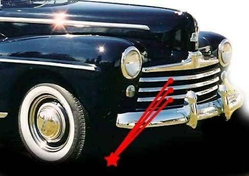 Molduras De Parrilla 1947-1948 Ford Automovil