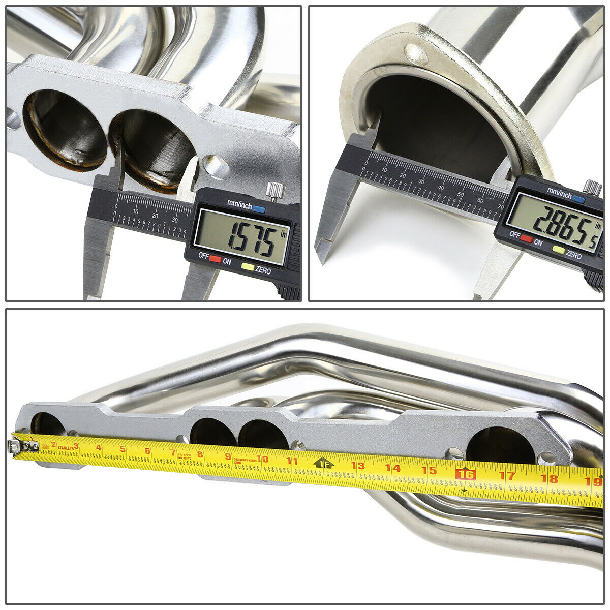 Headers Chevy/gmc 1988-1997 5.0-5.7 V8 Pick-up Acero Inoxidable