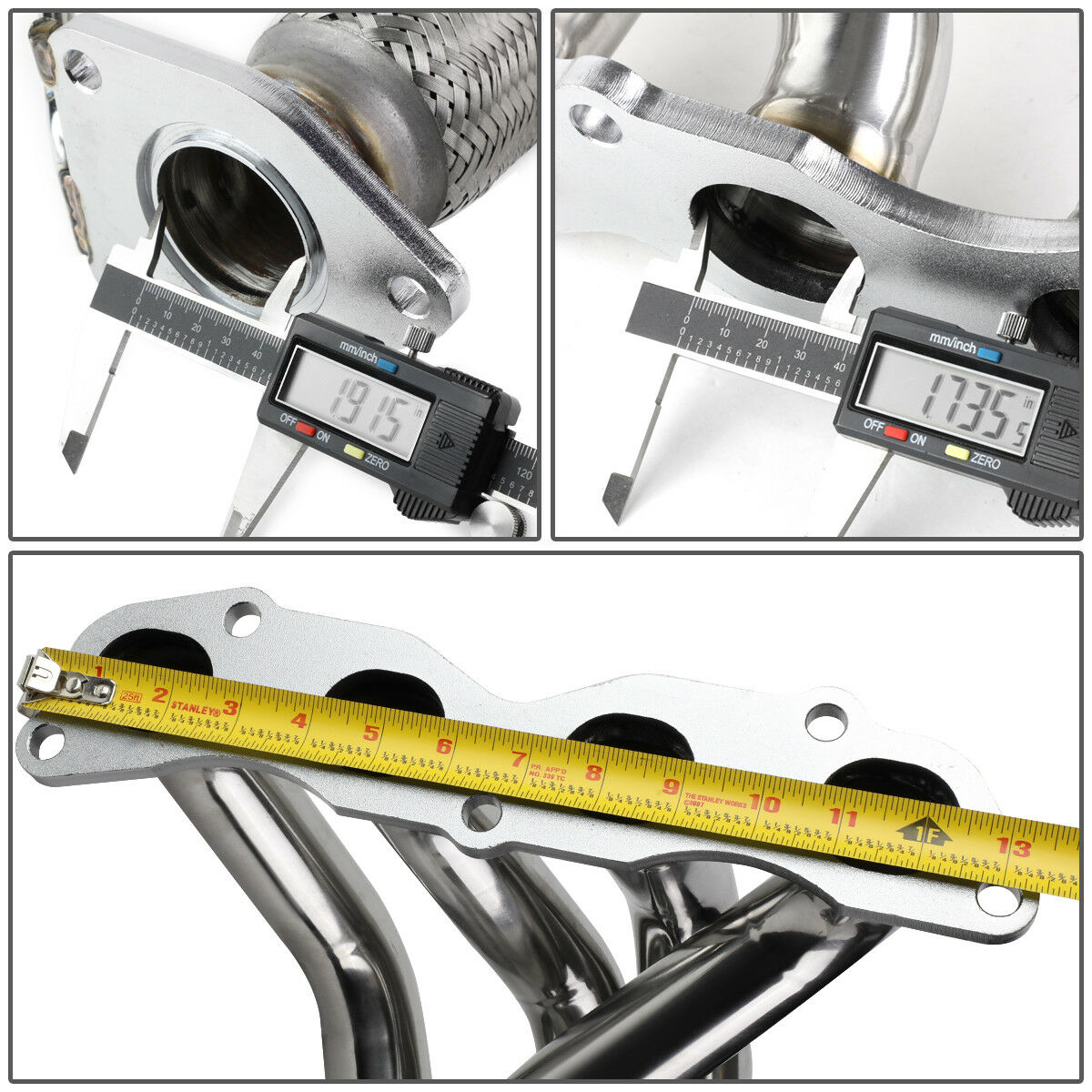 Headers 2003-2007 Honda Accord 2.4 K24a Cortos Acero Inox. 4-2-1
