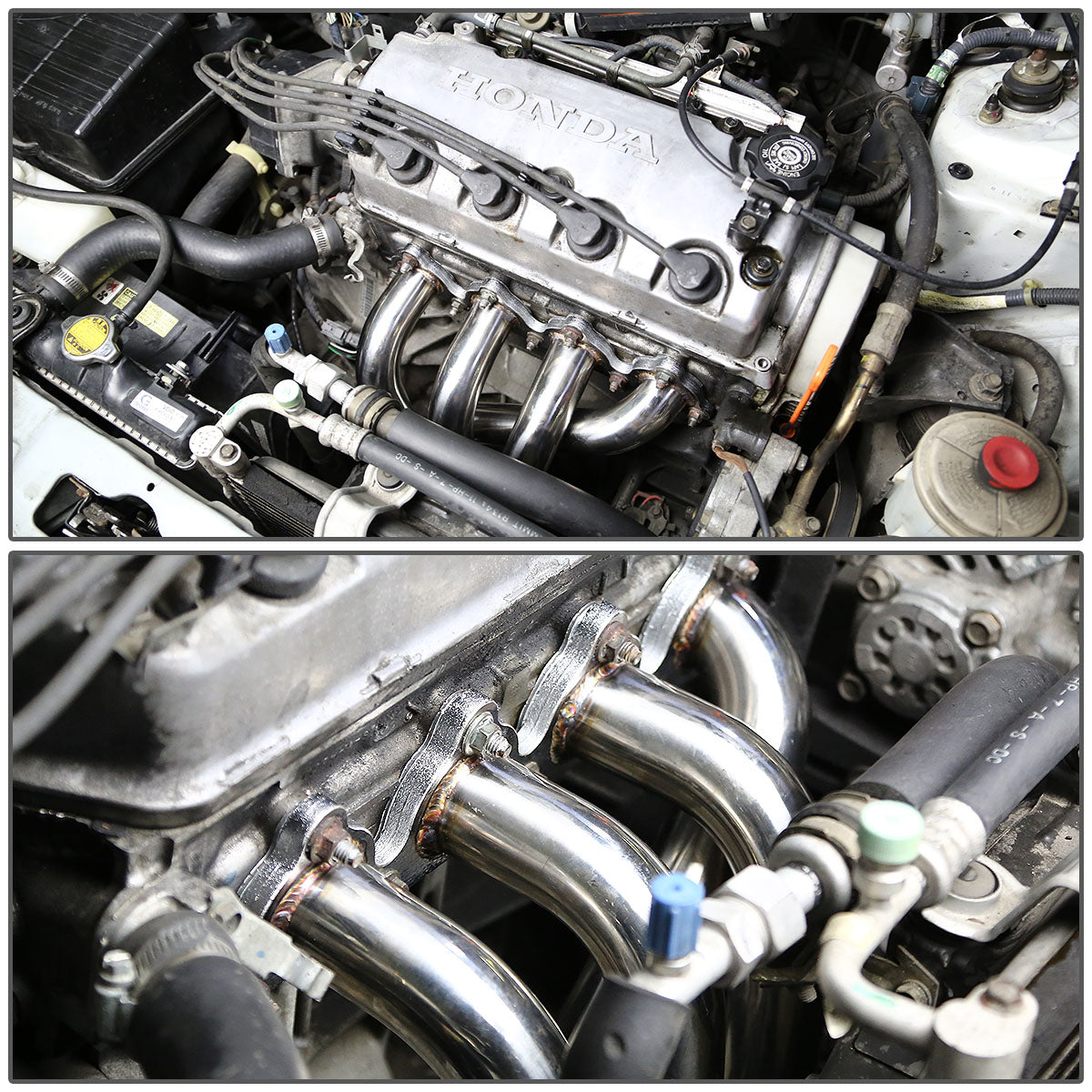 4-2-1 Headers Acero Inoxidable 1988-2000 Honda Civic, 1988-1991 Honda Crx