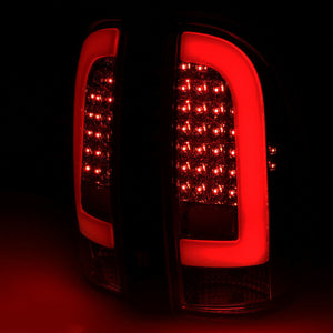 Luces Traseras 3d Tube Led Toyota Tacoma 2005-2015 Carcasa Cromo-Lente Humo