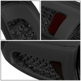 Luces Traseras 3d Tube Led Toyota Tacoma 2005-2015 Carcasa Cromo-Lente Humo