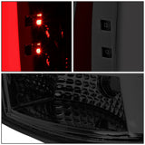 Luces Traseras 3d Tube Led Toyota Tacoma 2005-2015 Carcasa Cromo-Lente Humo