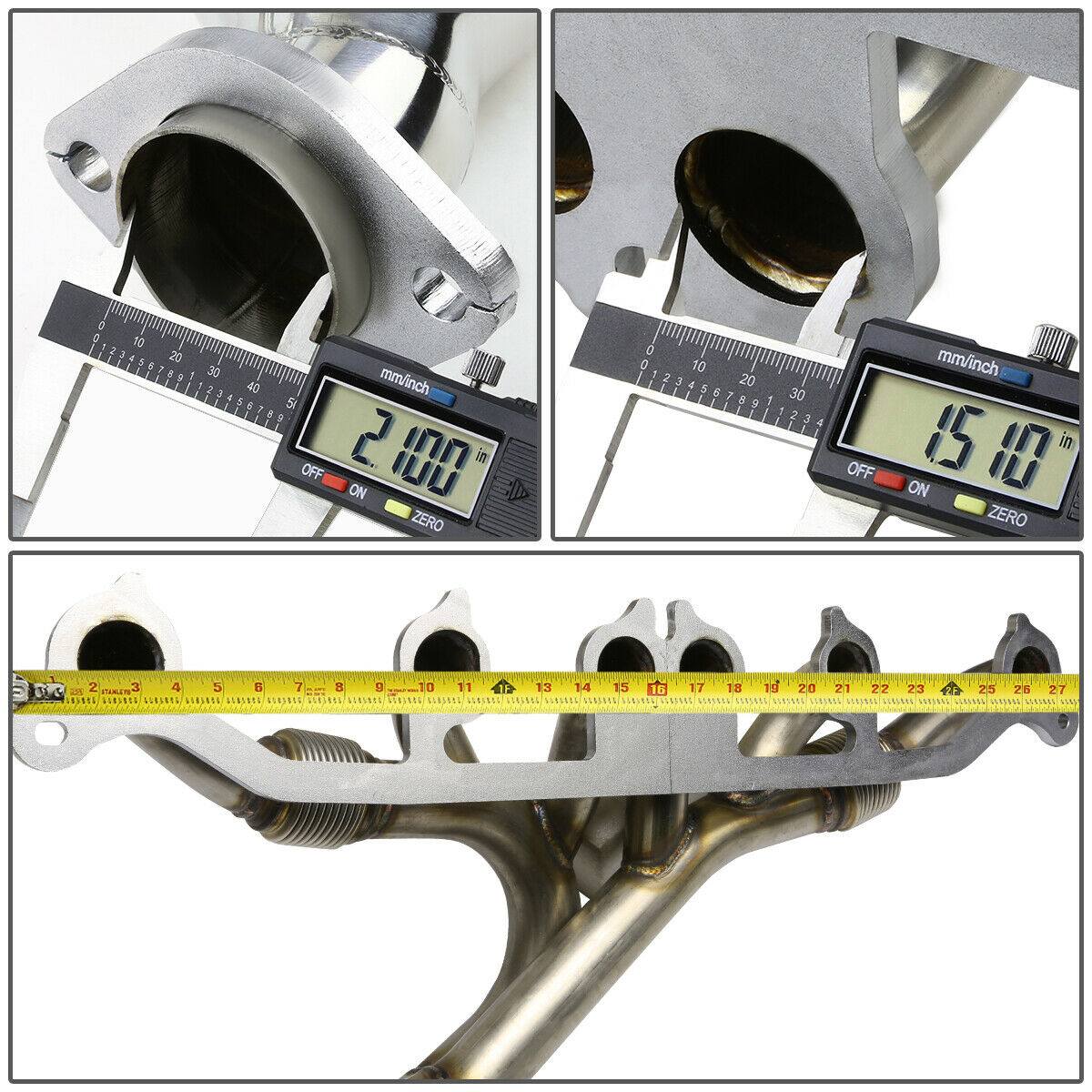 Headers 1991-1999 Jeep Cherokee/wrangler 4.0l 6cil Acero Inox.