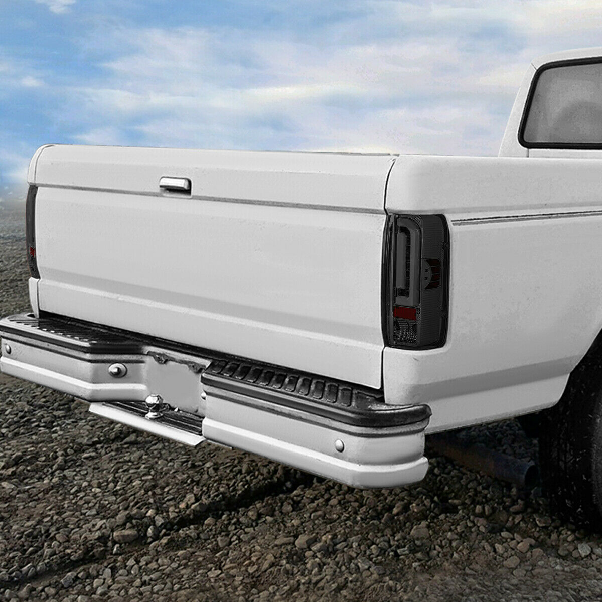 Luces Traseras 3d Tube Led  Ford 1990-1997 F150/F250 Humo-smoke