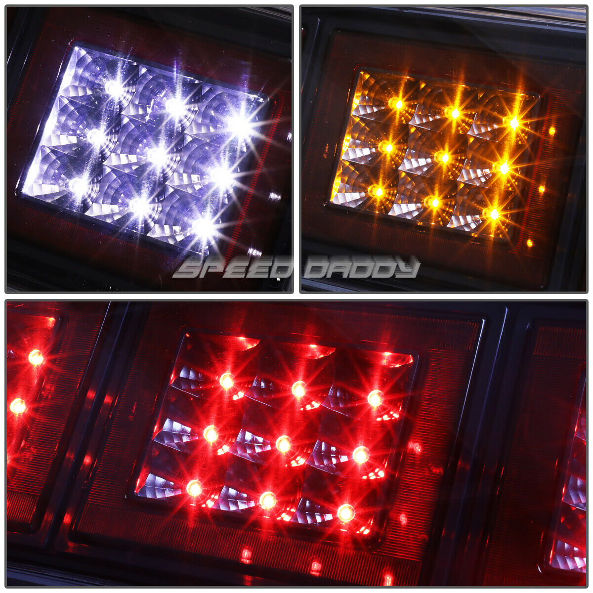 Luces Traseras Led Ford Mustang 1987-1993 Fondo Negro Eurost