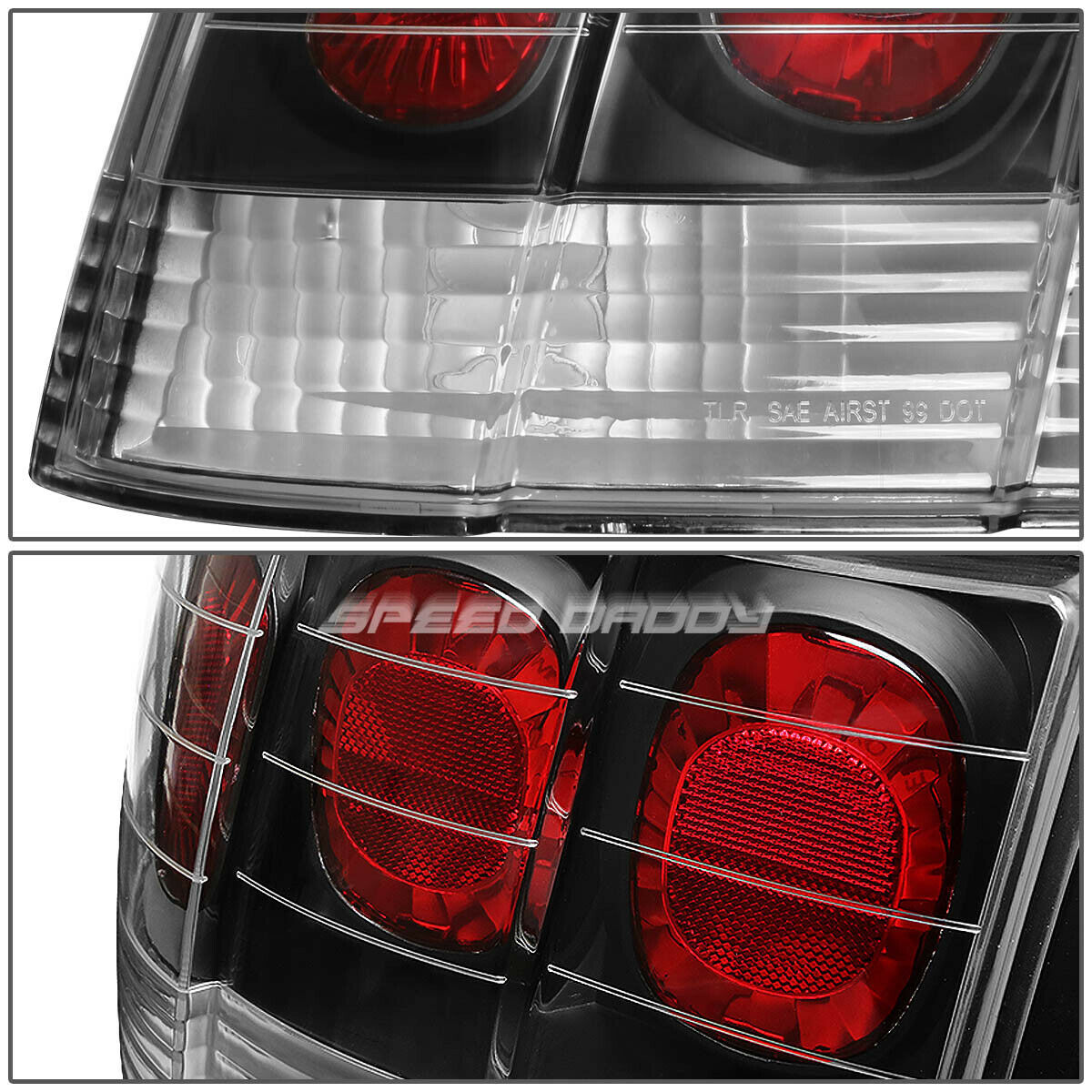 Pro Motor Stripes Rear Deck & Lower Bumper Blackout Stripes For Ford Mustang 1999-2004 (Choose Color)
